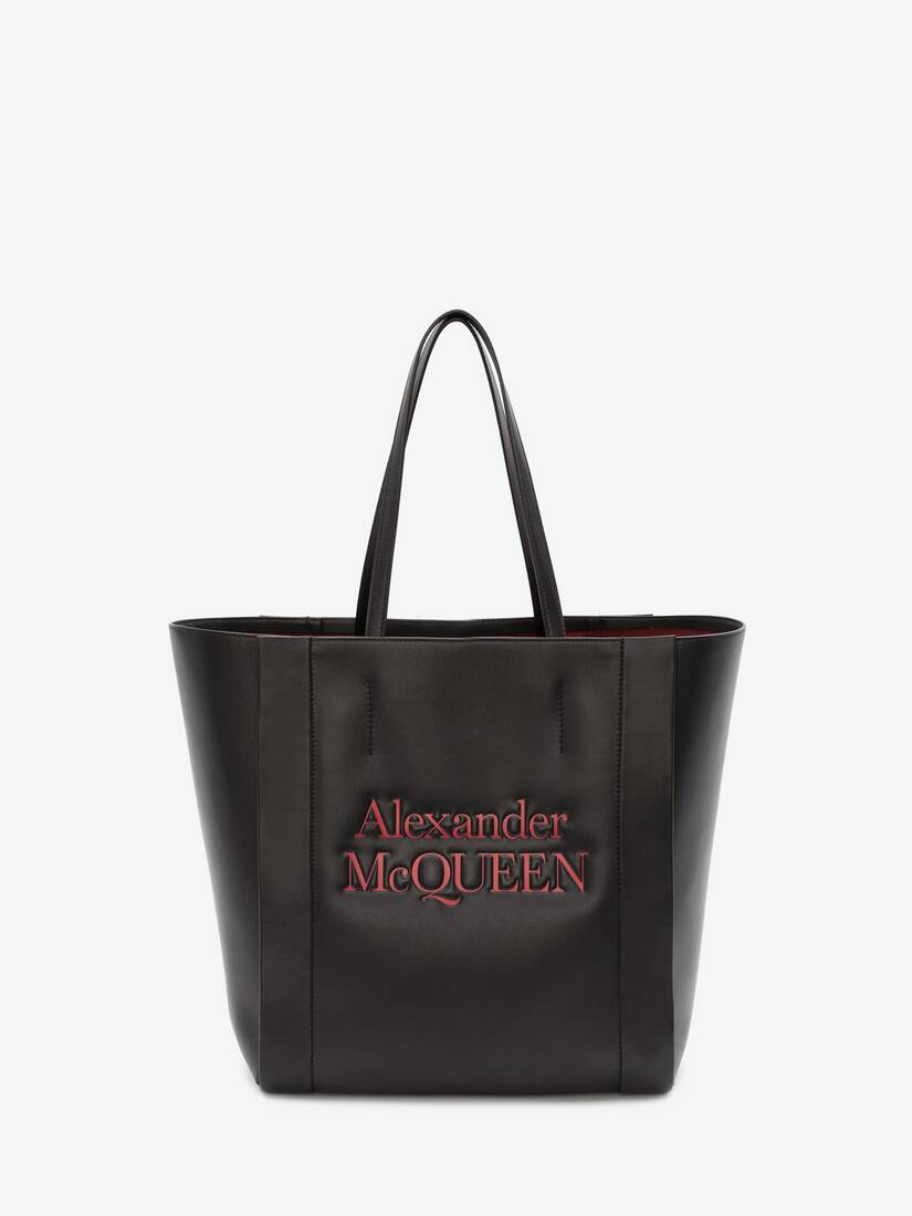 Bolsos De Compras Alexander McQueen Signature Mujer - Negros - Mexico 692-WRKXNQ